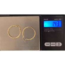 Load image into Gallery viewer, 18K Gold Earrings Hoops Loops 1.43 grams - Rafant