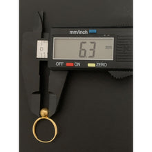 Load image into Gallery viewer, 18K Gold Ring Ball 1.24 grams Size 5.75 - Rafant