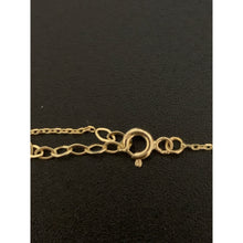 Load image into Gallery viewer, 18K Gold Necklace Chain 17.25" plus 1 inch Woman Lady Charm 2.40 grams - Rafant