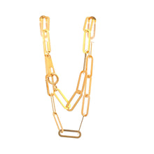 Load image into Gallery viewer, 18K Yellow Gold Bracelet Paperclip 7 Inches 1.69 grams - Rafant