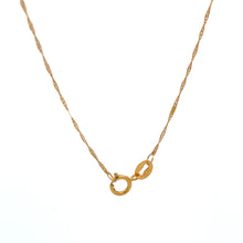 Load image into Gallery viewer, 18K Gold Necklace Chain 17.75 inches Pendant Heart 1.21 grams - Rafant