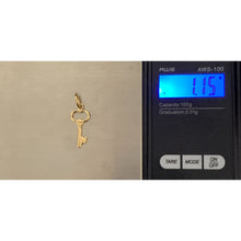 Load image into Gallery viewer, 18K Gold Pendant Key - Rafant