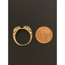 Load image into Gallery viewer, 18K Gold Ring Cubic Zirconia 1.20 grams Size 6.75 - Rafant