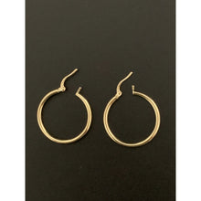 Load image into Gallery viewer, 18K Gold Earrings Hoops Loops 1.55 grams - Rafant