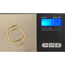 Load image into Gallery viewer, 18K Gold Earrings Hoops Loops 1.34 grams - Rafant