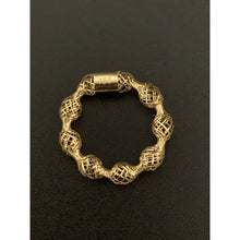Load image into Gallery viewer, 18K Gold Ring Soft Mesh 0.53 grams Size 5 Dainty Lightweight Delicate - Rafant