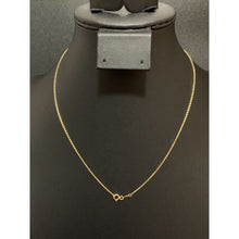 Load image into Gallery viewer, 18K Gold Necklace Chain Link Circle Round Charms 17 inches 2.18 grams - Rafant