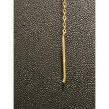 Load image into Gallery viewer, 18K Gold Earrings Threader Heart 0.68 grams - Rafant