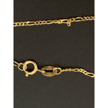 Load image into Gallery viewer, 18K Gold Necklace Chain 17.50 inches with Cross Pendant 1.47 grams - Rafant
