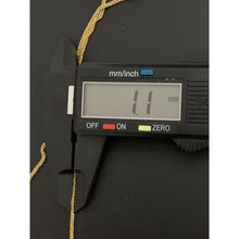 Load image into Gallery viewer, 18K Gold Necklace Chain 16 inches with Cross Pendant 2.53 grams - Rafant