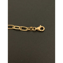 Load image into Gallery viewer, 18K Gold Bracelet Paperclip Chain Link 2 grams 7.5 inches - Rafant