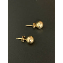 Load image into Gallery viewer, 18K Saudi Gold Ball Stud Polished Earrings 2.58 grams - Rafant