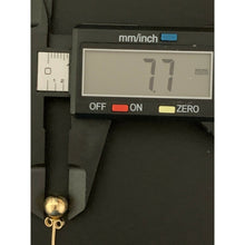 Load image into Gallery viewer, 18K Saudi Gold Ball Stud Polished Earrings 2.58 grams - Rafant