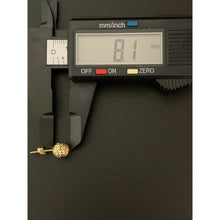 Load image into Gallery viewer, 18K Saudi Gold Ball Stud Earrings 1.62 grams - Rafant