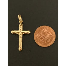 Load image into Gallery viewer, 18K Gold Pendant Cross 1.21 grams - Rafant