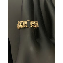 Load image into Gallery viewer, 18K Gold Ring Panther 1.16 grams Size 5.5 with Cubic Zirconia Stones - Rafant