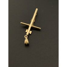 Load image into Gallery viewer, 18K Gold Pendant Cross Jesus Christ 1.11 grams - Rafant
