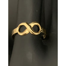 Load image into Gallery viewer, 18K Yellow Gold Ring Infinity Size 7 - Rafant