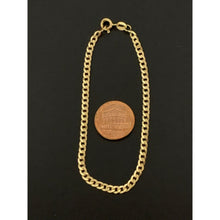 Load image into Gallery viewer, 18K Gold Bracelet Curb Link Size 7.5 inches 2.57 grams - Rafant