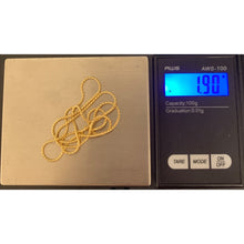 Load image into Gallery viewer, 18K Gold Necklace Chain 17.75 inches 1.90 grams - Rafant