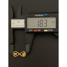 Load image into Gallery viewer, 18K Gold Earrings Post Infinity 1.80 grams - Rafant