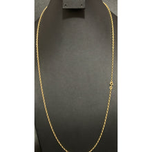 Load image into Gallery viewer, 18K Gold Necklace Chain Cable Link 27.50 inches 2.86 grams - Rafant