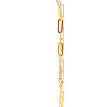 Load image into Gallery viewer, 18K Yellow Gold Bracelet Paperclip Size 7 inches 1.72 grams - Rafant
