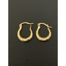 Load image into Gallery viewer, 18K Gold Earrings Hoops Loops 1.20 grams Small - Rafant