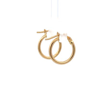 Load image into Gallery viewer, 18K Gold Earrings Hoops Small 0.82 grams - Rafant