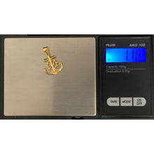 Load image into Gallery viewer, 18K Gold Pendant Anchor Wheel 1.10 grams - Rafant