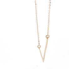 Load image into Gallery viewer, 18K Yellow Gold Necklace Chain Pendant Letter L 1.72 grams 18.75 inches - Rafant