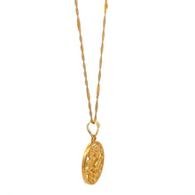 Load image into Gallery viewer, 18K Gold Necklace Chain 17.75" Pendant Dragon Good Luck 1.52 grams - Rafant