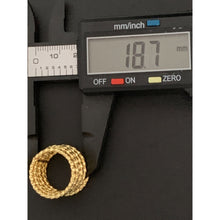 Load image into Gallery viewer, 18K Gold Ring Seven Days 2.17 grams Size 5.75 - Rafant