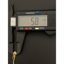 Load image into Gallery viewer, 18K Gold Bracelet Rolo Chain With Heart Charms 7.25 inches - Rafant