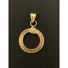 Load image into Gallery viewer, 18K Gold Pendant Round Circle 0.94 grams - Rafant