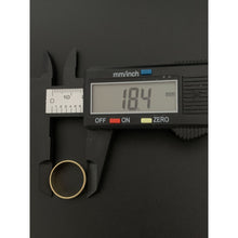 Load image into Gallery viewer, 18K Gold Ring Wedding Band Two Tone Yellow White 2.62 grams S6.5 - Rafant