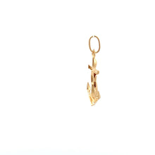 Load image into Gallery viewer, 18K Yellow Gold Pendant Anchor Religious Jesus Christ Cross - Rafant