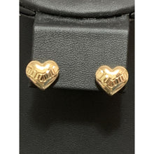 Load image into Gallery viewer, 18K Gold Earrings Stud Puffed Heart 2.66 grams - Rafant