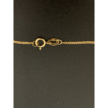 Load image into Gallery viewer, 18K Gold Necklace Chain 17.75 inches with Cross Pendant 1.15 grams - Rafant