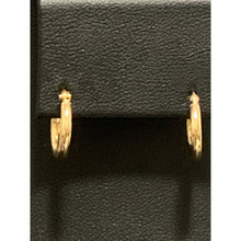 Load image into Gallery viewer, 18K Gold Earrings Hoops Loops Small 0.88 grams - Rafant