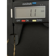Load image into Gallery viewer, 18K Gold Necklace Chain Paperclip 15.5 inches 1.95 grams - Rafant
