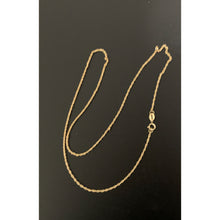 Load image into Gallery viewer, 18K Gold Necklace Chain 17.75 inches 0.70 grams with Defects Kinks - Rafant