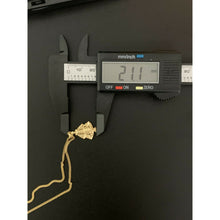 Load image into Gallery viewer, 18K Saudi Gold Necklace Chain with Pendant Senior Sto Nino Baby Jesus - Rafant