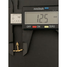 Load image into Gallery viewer, 18K Gold Earrings Stud Infinity 1.47 grams - Rafant