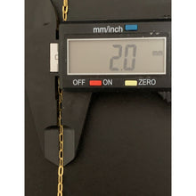 Load image into Gallery viewer, 18K Gold Bracelet Paperclip Bracelet 7.5 inches 1 gram - Rafant