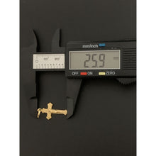 Load image into Gallery viewer, 18K Gold Pendant Cross Jesus Christ 0.71 grams - Rafant