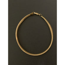 Load image into Gallery viewer, 18K Saudi Gold Bracelet Soft Mesh Flexible Bangles 2.18 grams Size 7 inches - Rafant