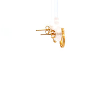 Load image into Gallery viewer, 18K Gold Earrings Stud Serpent Small 1.06 grams Small - Rafant