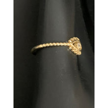 Load image into Gallery viewer, 18K Gold Ring Evil Eye Cubic Zirconia 1.14 grams Size 6 - Rafant