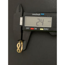 Load image into Gallery viewer, 18K Gold Ring Infinity Heart 1.77 grams Size 8 - Rafant